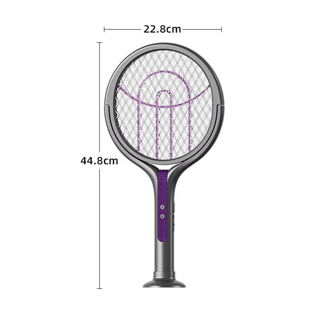 2-In-1 Mosquito Killer Multi Functional Electric Fly Mosquito Swatter Retractable Mosquito Swatter USB Rechargeable Bat Swatter